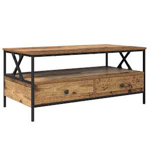 vidaXL Kohvilaud Vana puit 100 x 51 x 45 cm Tehispuit