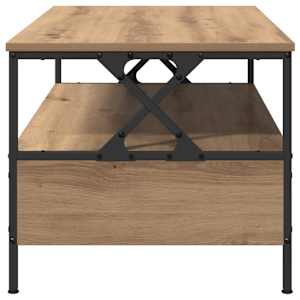 Konferenční stolek with Drawer dub artisan 100 x 51 x 45 cm - obrázek 7
