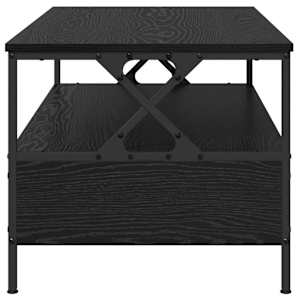 Konferenční stolek Černý dub 100 x 51 x 45 cm Kompozitní dřevo - obrázek 7