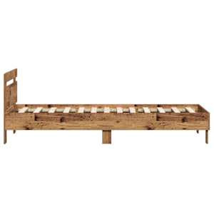 Rám postele Staré dřevo 203 x 95 x 70 cm kompozitní dřevo - obrázek 6