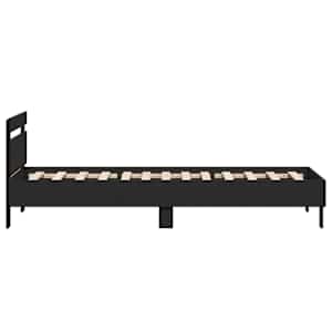 Rám postele Černý dub 203 x 95 x 70 cm kompozitní dřevo - obrázek 6