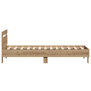 Rám postele Artisanový dub 193 x 95 x 88 cm kompozitní dřevo - obrázek 6
