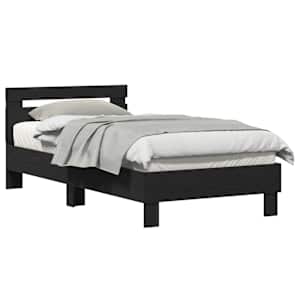 Rám postele Černý dub 193 x 95 x 88 cm kompozitní dřevo - obrázek 2