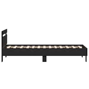 Rám postele Černý dub 193 x 95 x 88 cm kompozitní dřevo - obrázek 6