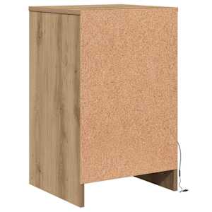LED noční skříňka dub artisan 38 x 34 x 61 cm Kompozitní dřevo - obrázek 8