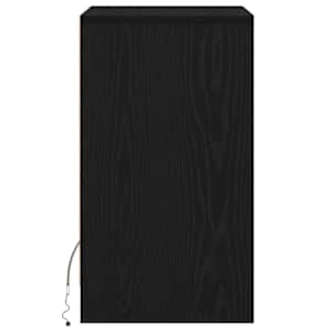 LED noční skříňka Černý dub 38 x 34 x 61 cm Kompozitní dřevo - obrázek 7