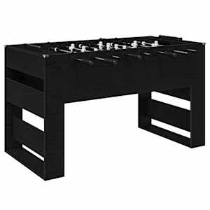 vidaXL Foosball laud Must Tamm 146,5 x 74 x 85 cm Tehispuit