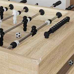 Stolní fotbálek Sonoma dub 146,5 x 74 x 85 cm kompozitní dřevo - obrázek 3