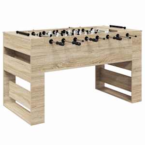 vidaXL Foosball laud Sonoma tamm 146,5 x 74 x 85 cm Tehispuit