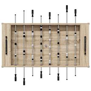 Stolní fotbálek Sonoma dub 146,5 x 74 x 85 cm kompozitní dřevo - obrázek 6