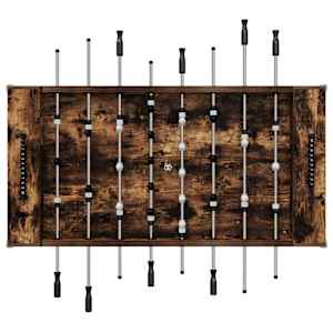 Stolní fotbálek Uzený Dub 146,5 x 74 x 85 cm kompozitní dřevo - obrázek 6