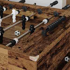 Stolní fotbálek Staré dřevo 146,5 x 74 x 85 cm kompozitní dřevo - obrázek 3