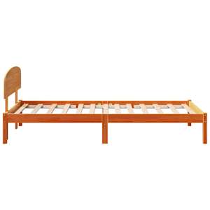 Rám postele Voskově hnědá 90 x 200 cm Masivní borové dřevo - obrázek 6
