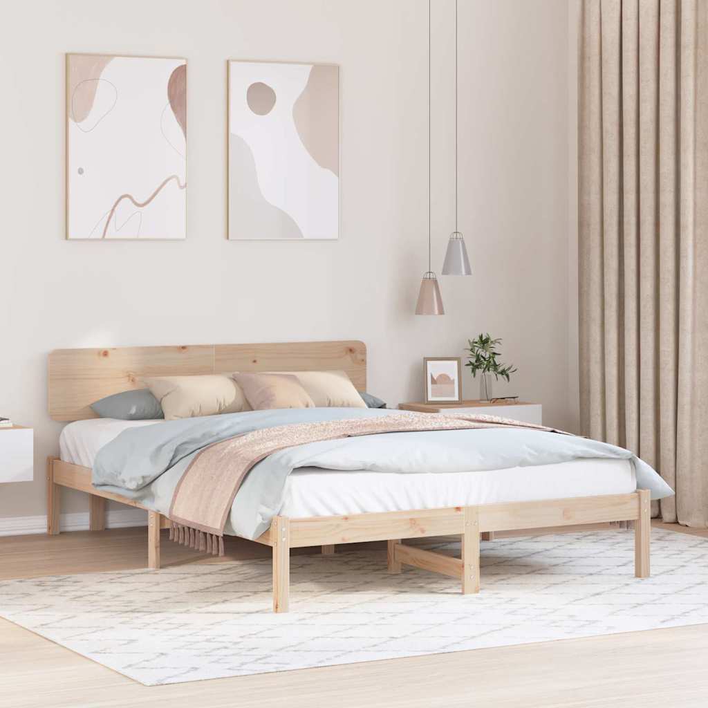 Voodiraam Peatoega 140x200 cm Tahke Männi Puit