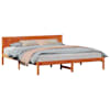 vidaXL Voodi raam Pruun 200 x 200 cm M&auml;nnipuit