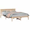 vidaXL Voodi raam Pruun 150 x 200 cm M&auml;nnipuit