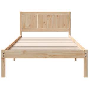 Rám postele Hnědá 80 x 200 cm Masivní borové dřevo - obrázek 5