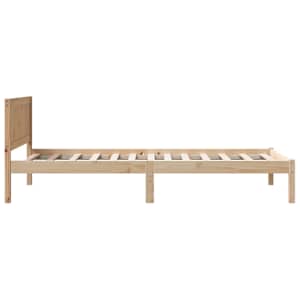 Rám postele Hnědá 80 x 200 cm Masivní borové dřevo - obrázek 6