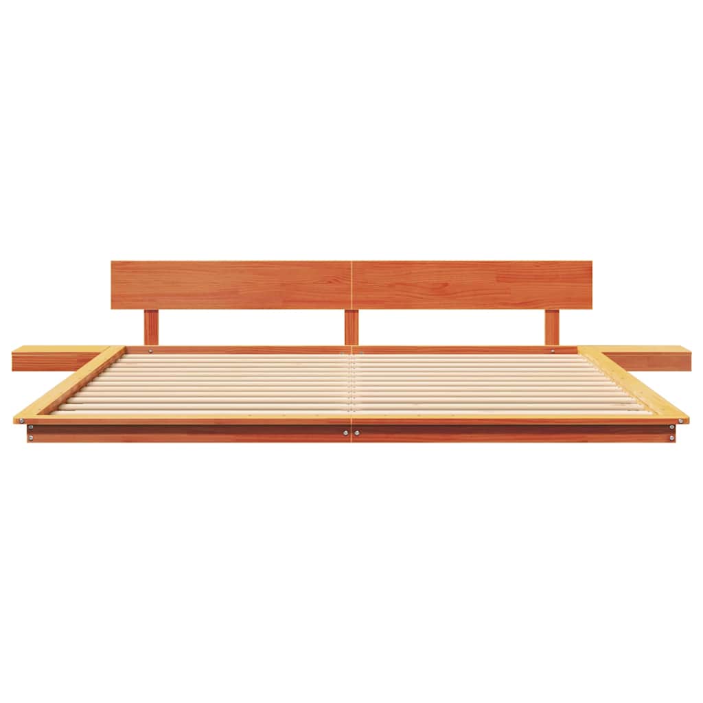 Sängyn runko Ruskea 6FT Super King Size Puu - Image 5