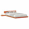 vidaXL Voodi raam Pruun 135 x 190 cm puit