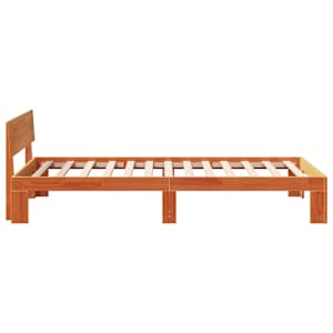 Rám postele Voskově hnědá 90 x 200 cm Masivní borové dřevo - obrázek 4