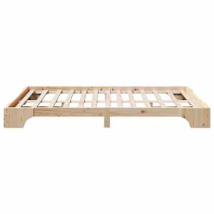 Rám postele Přírodní 150 x 200 cm Masivní borové dřevo - obrázek 6