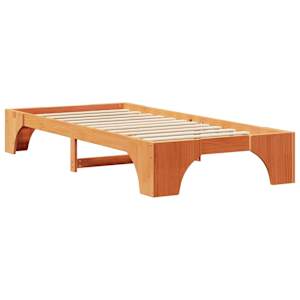 Rám postele Voskově hnědá 90 x 200 cm Masivní borové dřevo - obrázek 7