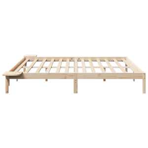 Rám postele Přírodní 180 x 200 cm Masivní borové dřevo - obrázek 6