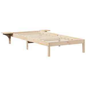 Rám postele Přírodní 90 x 200 cm Masivní borové dřevo - obrázek 4