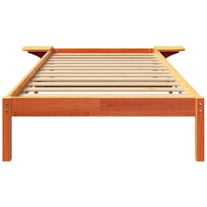 Rám postele Voskově hnědá 90 x 200 cm Masivní borové dřevo - obrázek 5