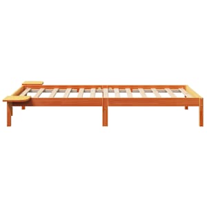 Rám postele Voskově hnědá 90 x 200 cm Masivní borové dřevo - obrázek 6