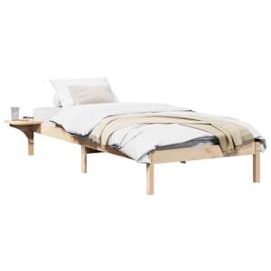 Rám postele Přírodní 80 x 200 cm Masivní borové dřevo - obrázek 2