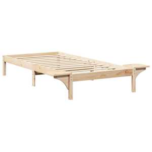 Rám postele Přírodní 80 x 200 cm Masivní borové dřevo - obrázek 7