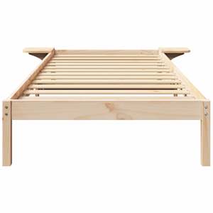 Rám postele Přírodní 75 x 190 cm Masivní borové dřevo - obrázek 5