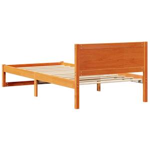 Rám postele Voskově hnědá 90 x 200 cm Masivní borové dřevo - obrázek 7