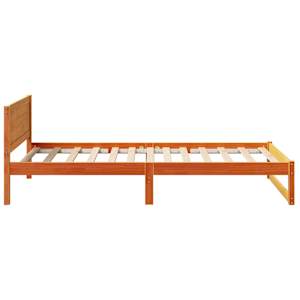 Rám postele Voskově hnědá 90 x 200 cm Masivní borové dřevo - obrázek 6