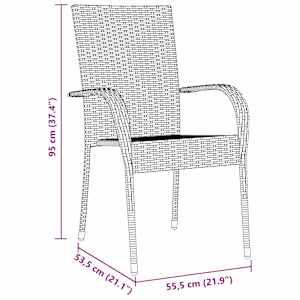Zahradní jídelní souprava 3 pcs Šedá Práškově lakovaná ocel - obrázek 10