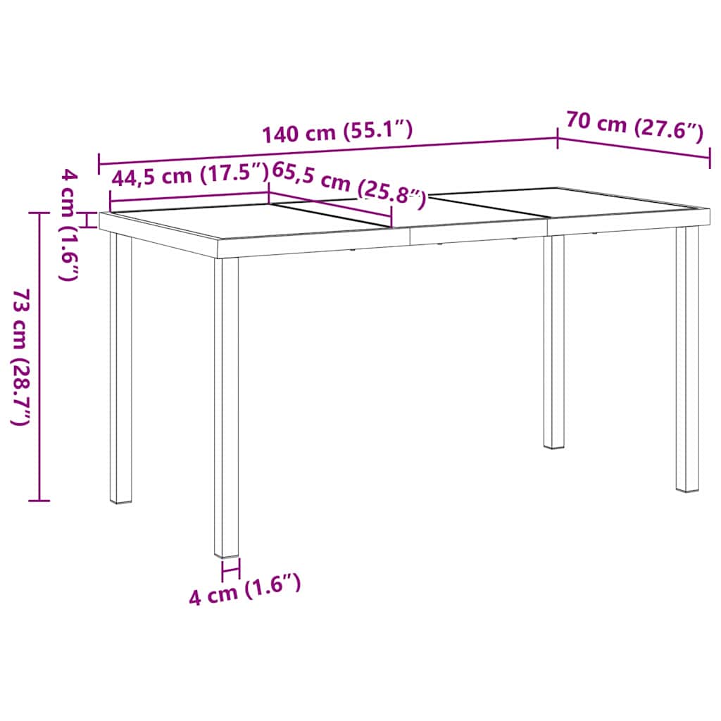 Hage Spisegruppe med pute 5 pcs Grå polyrotting - Bilde 11