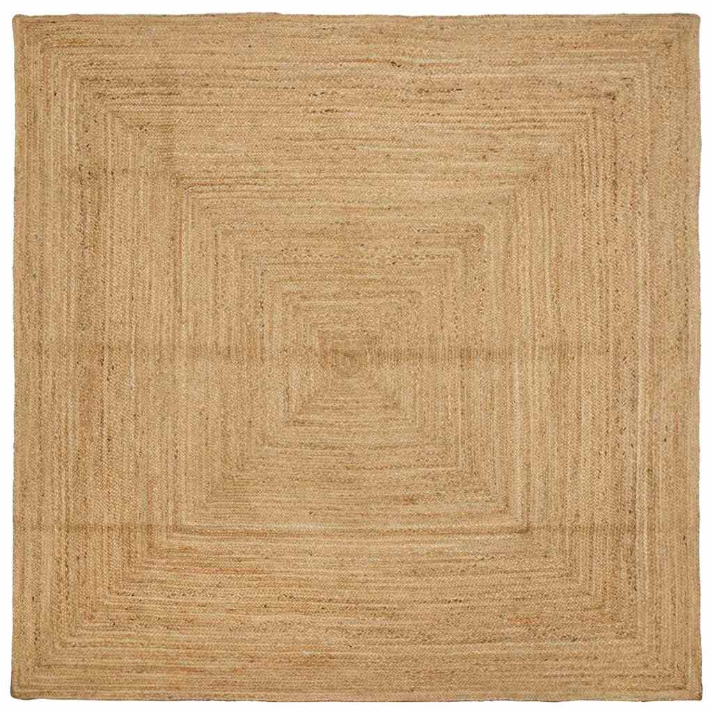 vidaXL Covor Bej 240 x 240 cm Iută