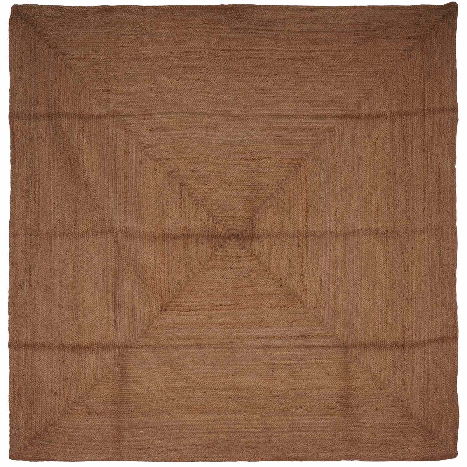 Preproga za območje Siva 200 x 200 cm Juta