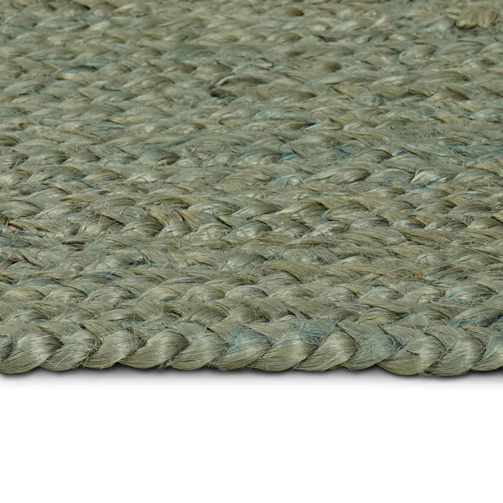 Vloerkleden Rechthoekig Olijfgroen 80 x 250 cm Jute image 4