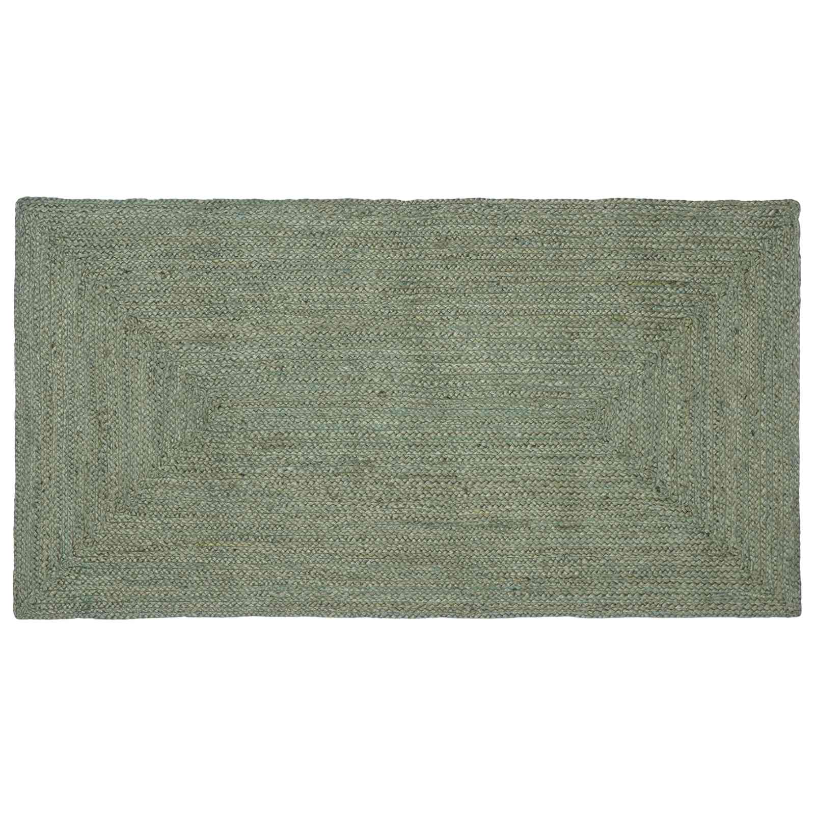 vidaXL Covoare de zonă Dreptunghiular Verde măsliniu 100 x 200 cm Iută