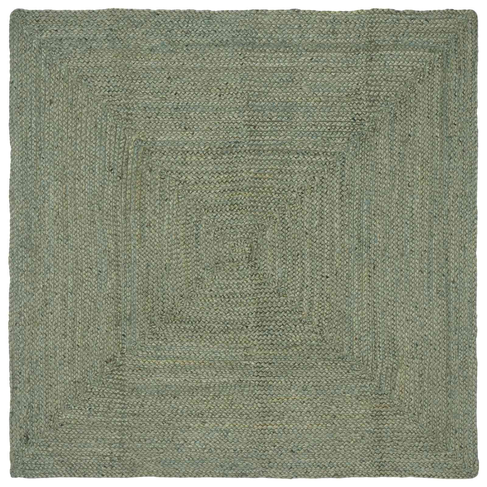 vidaXL Covoare de zonă Dreptunghiular Verde măsliniu 160 x 160 cm Iută