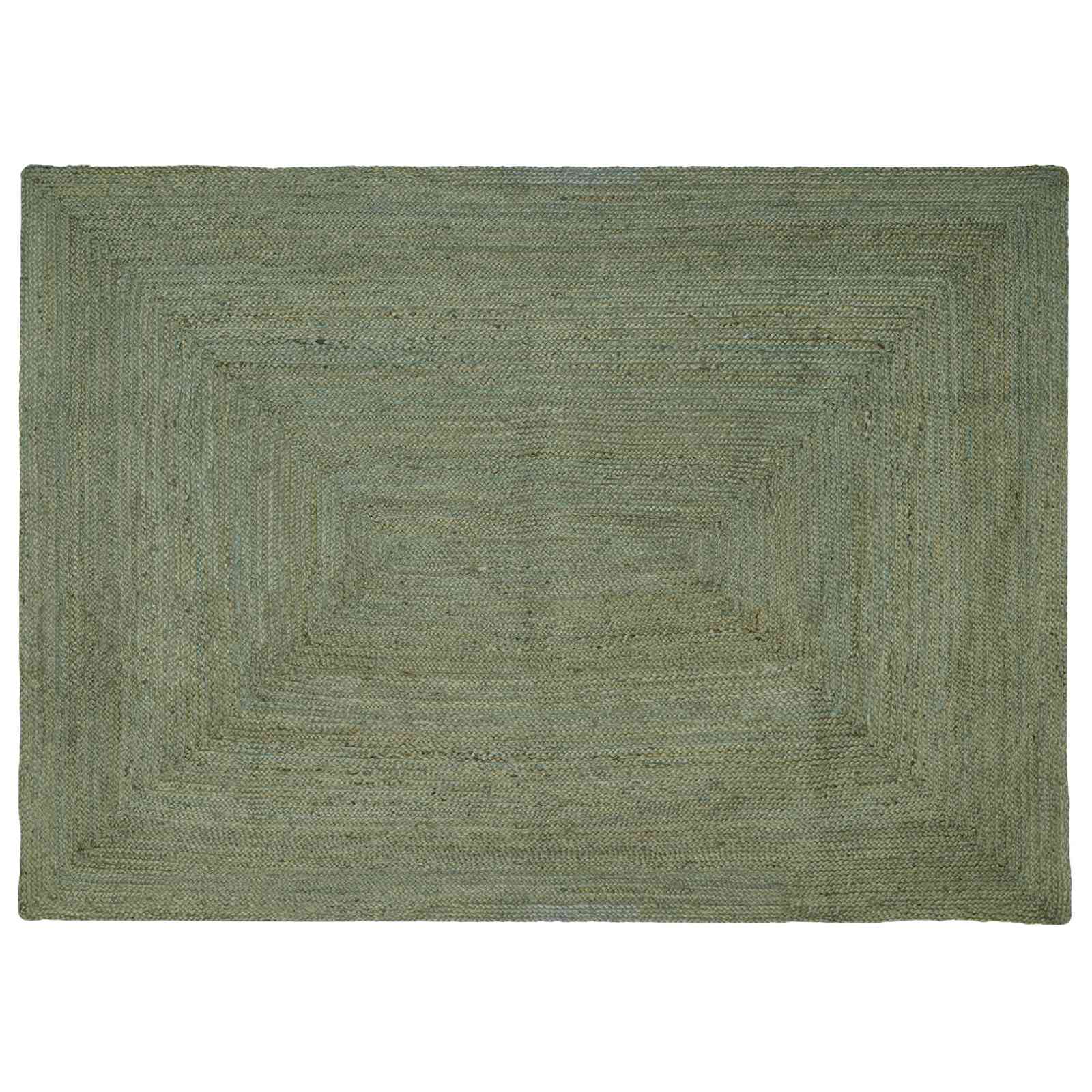 Vloerkleden Rechthoekig Olijfgroen 240 x 340 cm Jute image 1