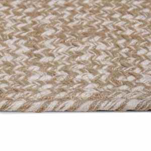Kusové koberce Obdélníkový Přírodní a bílá 60 x 300 cm juta - obrázek 3