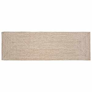 Kusové koberce Obdélníkový Přírodní a bílá 60 x 300 cm juta - obrázek 1