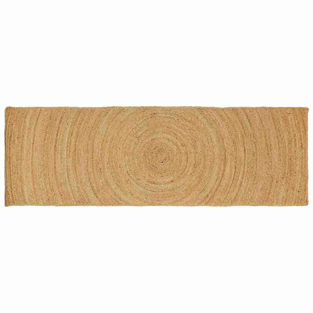 vidaXL Teppich Braun 80 x 250 cm Jute
