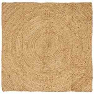 Kusové koberce Přírodní 120 x 120 cm juta - obrázek 1