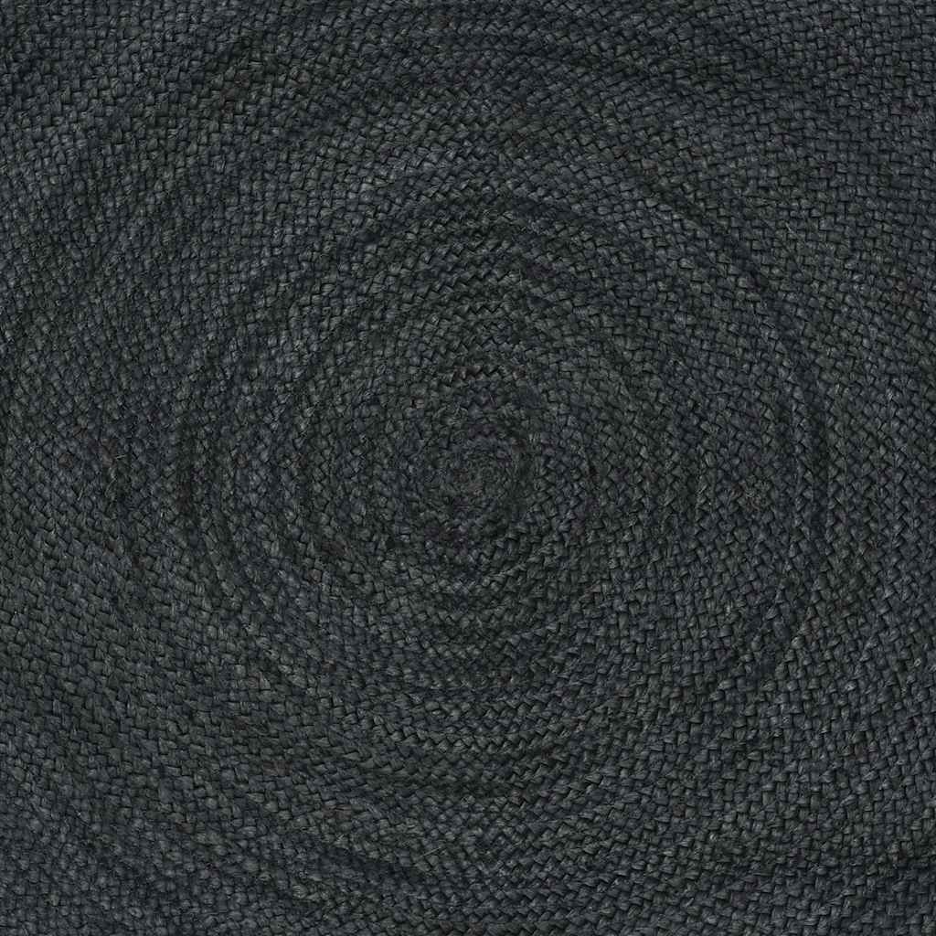 Vloerkleed Donkergrijs 300 x 300 cm Jute image 8