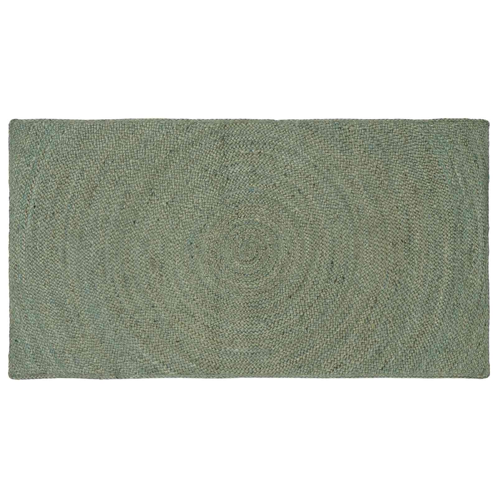 Vloerkleden Olijfgroen 60 x 110 cm Jute image 1